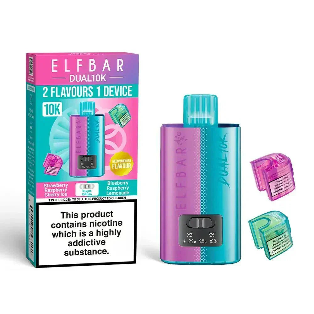 Image Of Elf B Dual 10k Prefilled Pod Vape kit - Box of 5