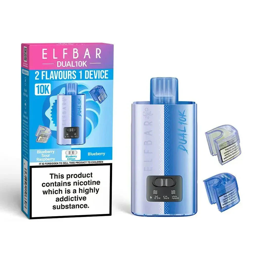 Image Of Elf B Dual 10k Prefilled Pod Vape kit - Box of 5