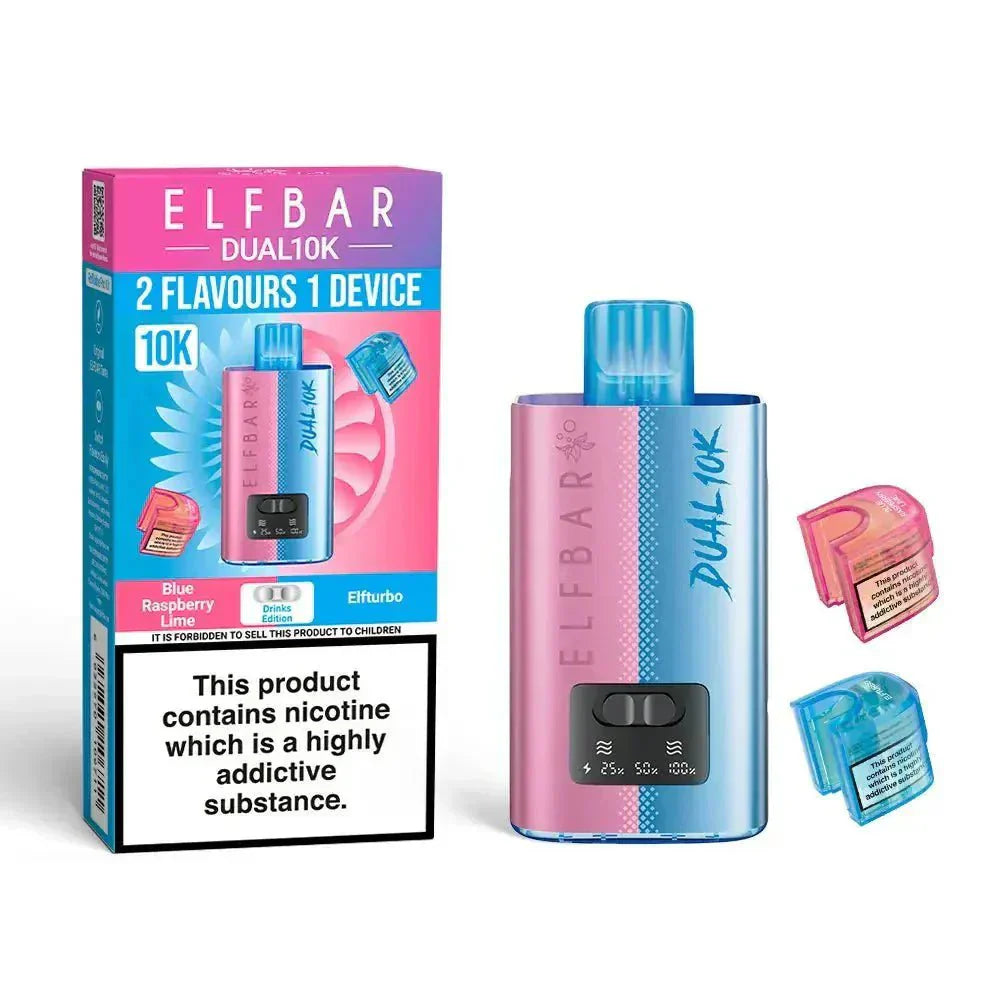Image Of Elf B Dual 10k Prefilled Pod Vape kit - Box of 5