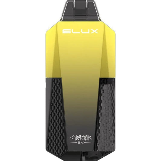 Elux Cyberover 6000 Prefilled Pod Vape - Box of 10 available in Banana Ice Flavour 