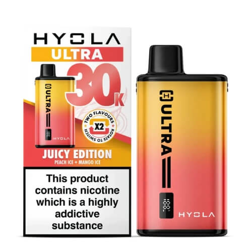 Hyola Ultra 30k Prefilled Pod Vape Kit - Box of 5 - Available In  Juicy Edition Flavour