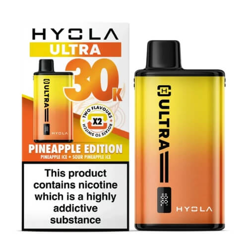 Hyola Ultra 30k Prefilled Pod Vape Kit - Box of 5 - Available In Pineapple Edition Flavour