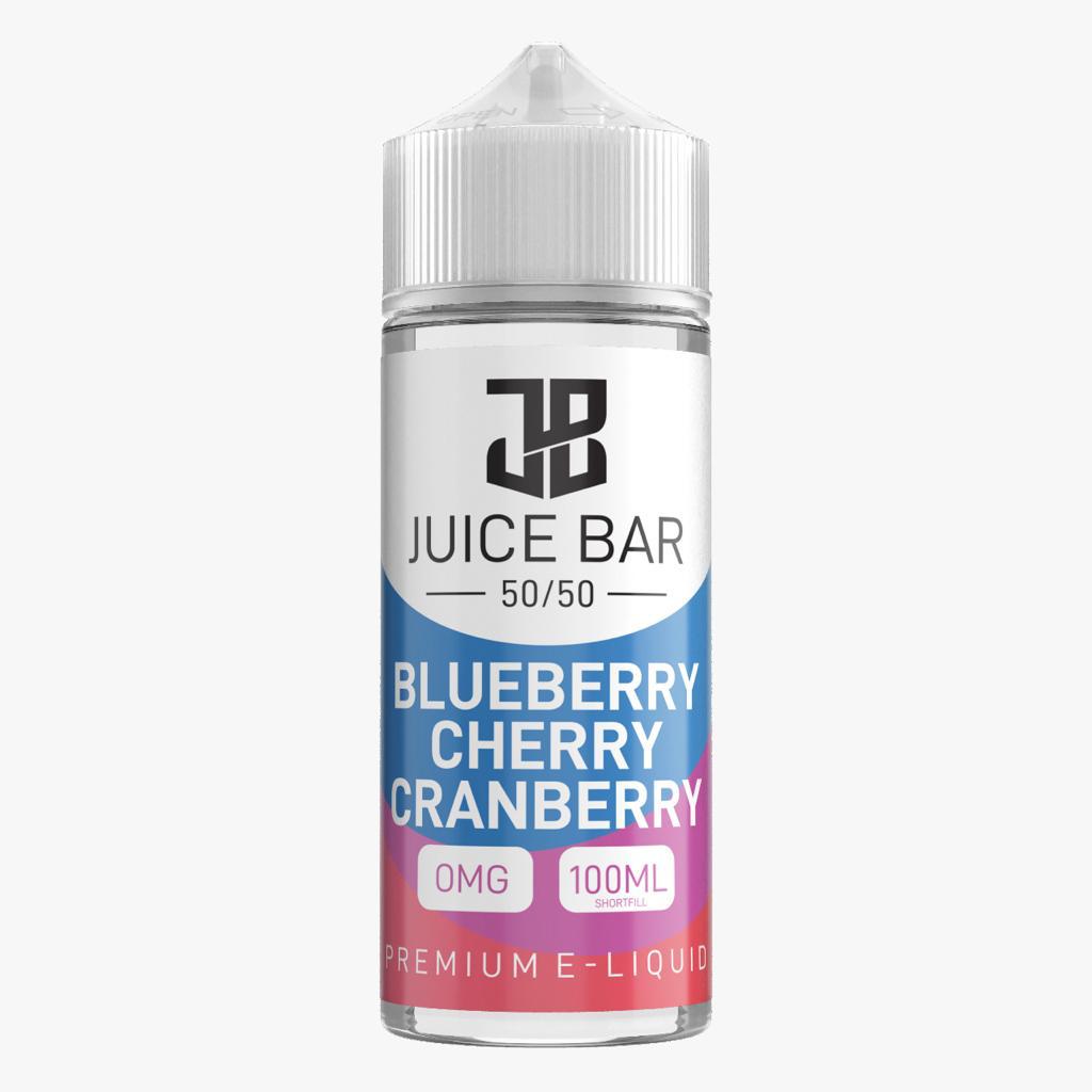 Juice Bar 100ml E liquid Shortfill-Blueberry Cherry Cranberry-vapeukwholesale