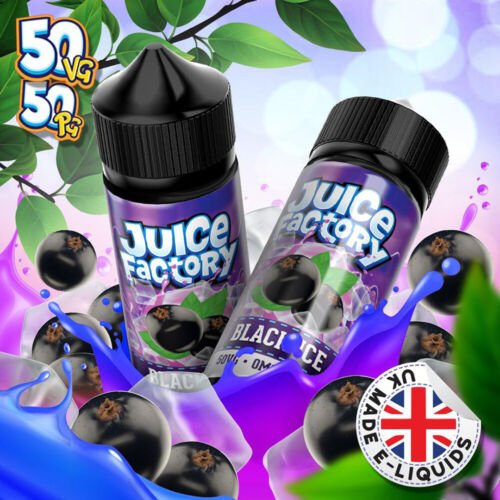 Juice Factory E-Liquid 100ml E-liquids-Black Ice-vapeukwholesale