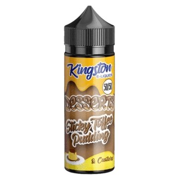 Kingston 50/50 Desserts 100ML Shortfill-Sticky Toffee Pudding-vapeukwholesale