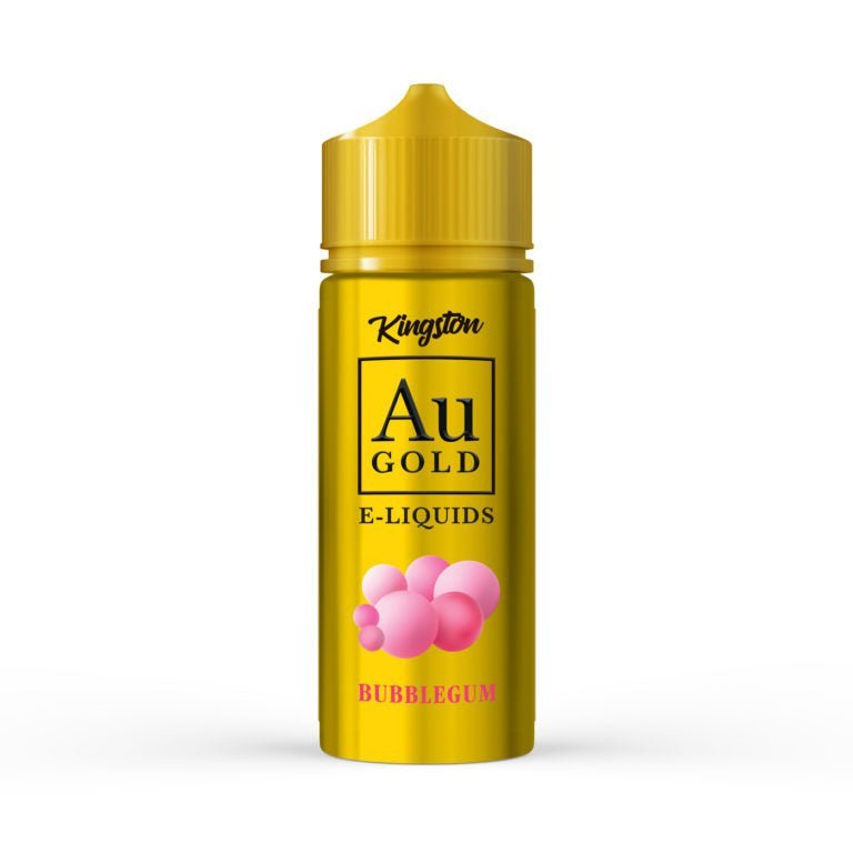 Kingston AU Gold 100ml E-liquid Shortfill-Bubblegum-vapeukwholesale