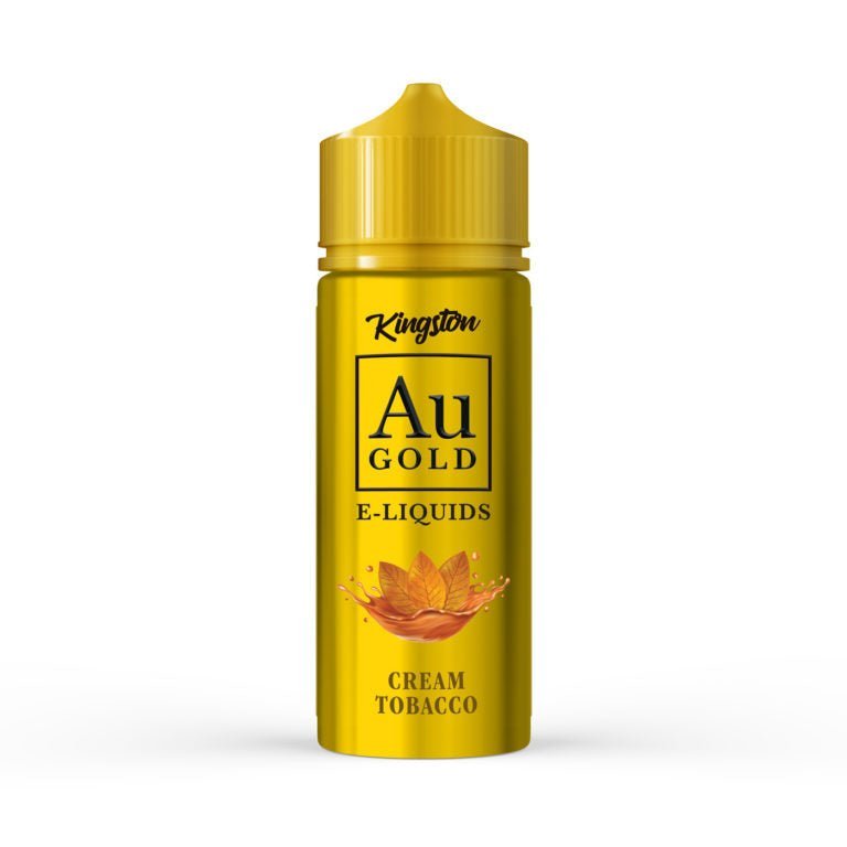 Kingston AU Gold 100ml E-liquid Shortfill-Cream Tobacco-vapeukwholesale