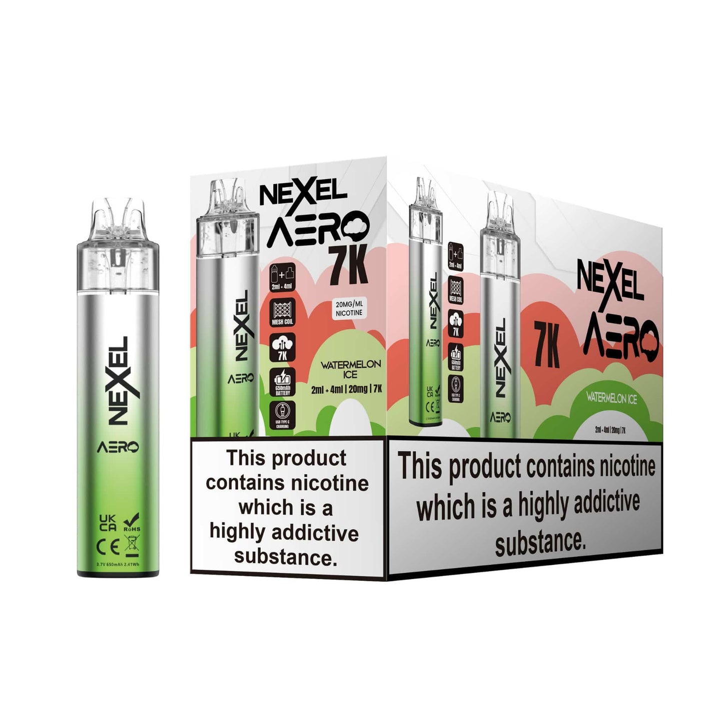 Image Of Nexel Aero 7k Prefilled Pod Vape Kit - Pack of 5