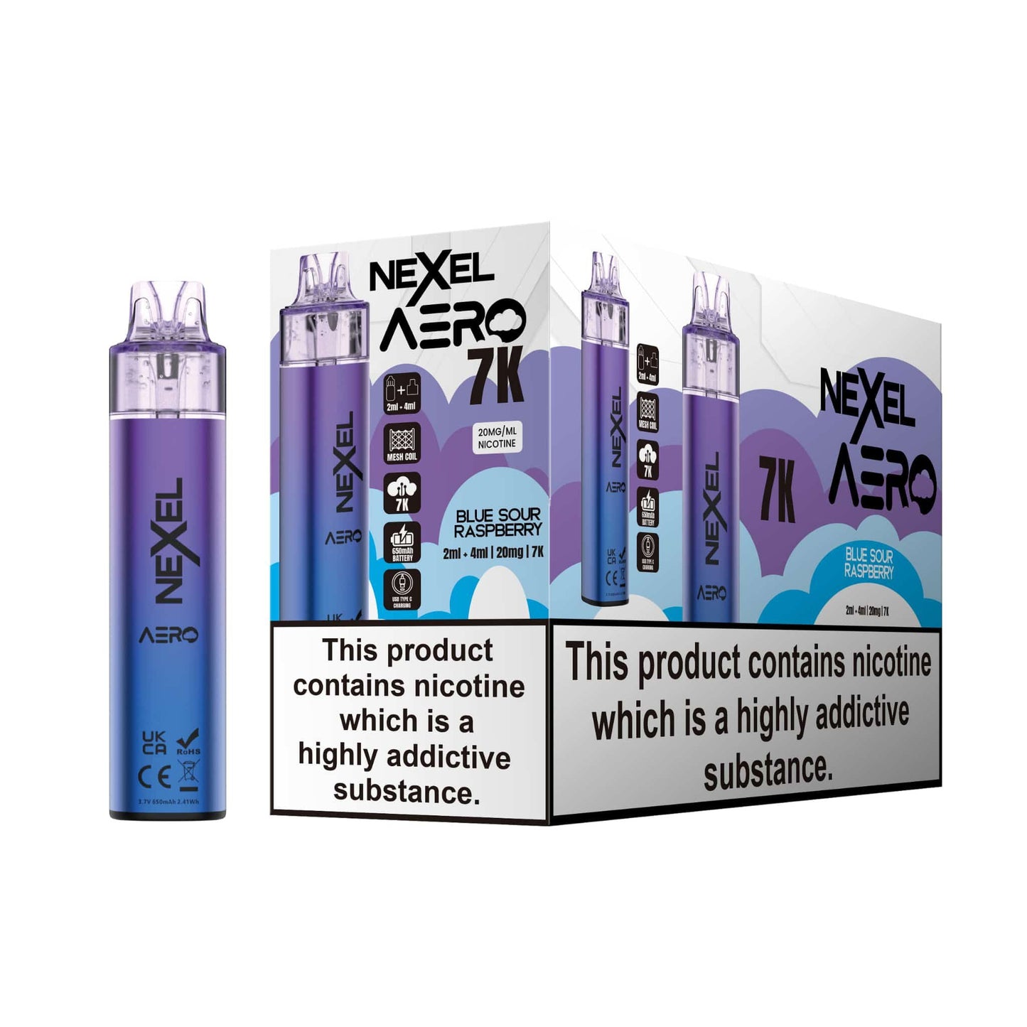 Image Of Nexel Aero 7k Prefilled Pod Vape Kit - Pack of 5
