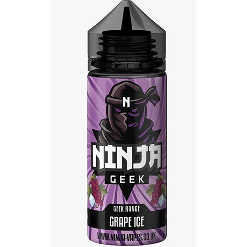 Ninja Geek E liquid 100ML Shortfill-Grapes-vapeukwholesale