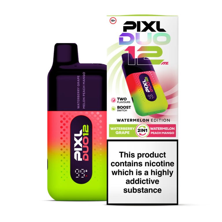 Pixl Duo 12000 Pre-Filled Pod Vape Kit - Box of 5