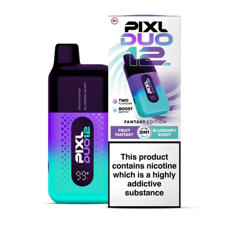 Pixl Duo 12000 Pre-Filled Pod Vape Kit - Box of 5